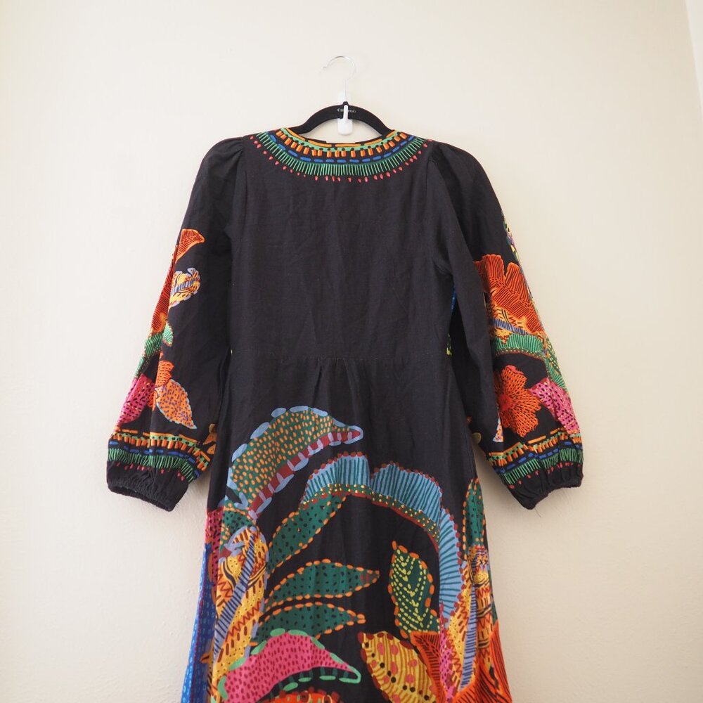 Anthropologie Farm Rio Cool Leopards Dress sz xs - Picture 10 of 12